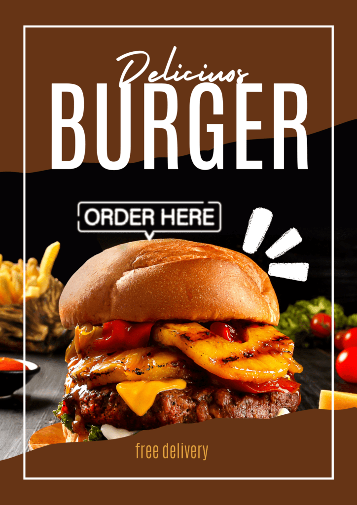 burger advertisement
